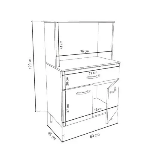 Mueble P/Horno Microondas